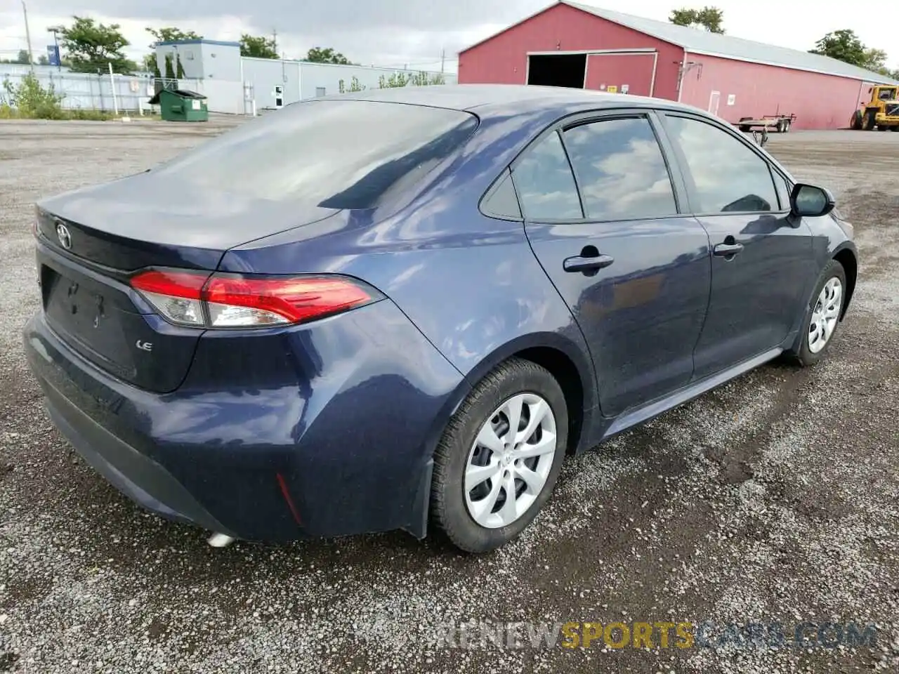 4 Photograph of a damaged car 5YFBPRBE7LP038319 TOYOTA COROLLA 2020