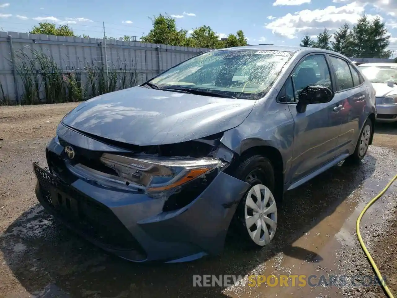 2 Photograph of a damaged car 5YFBPRBE7LP041737 TOYOTA COROLLA 2020