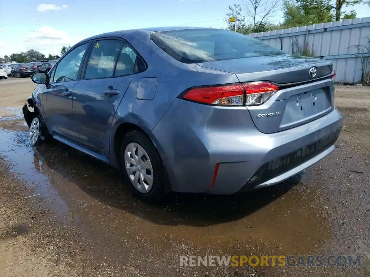 3 Photograph of a damaged car 5YFBPRBE7LP041737 TOYOTA COROLLA 2020