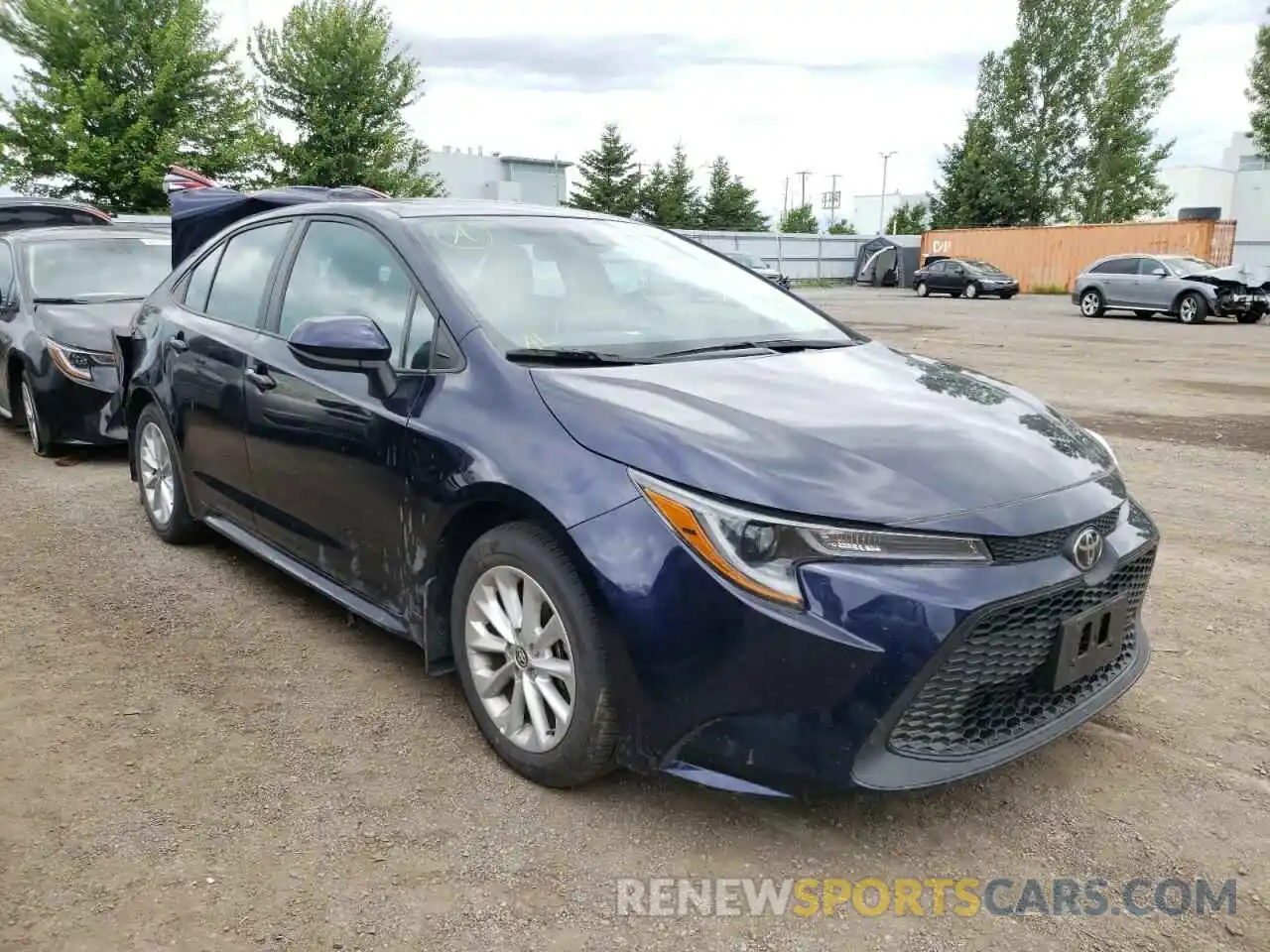 1 Photograph of a damaged car 5YFBPRBE7LP047408 TOYOTA COROLLA 2020