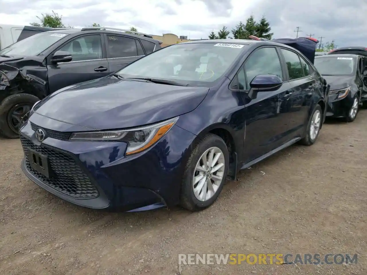 2 Photograph of a damaged car 5YFBPRBE7LP047408 TOYOTA COROLLA 2020