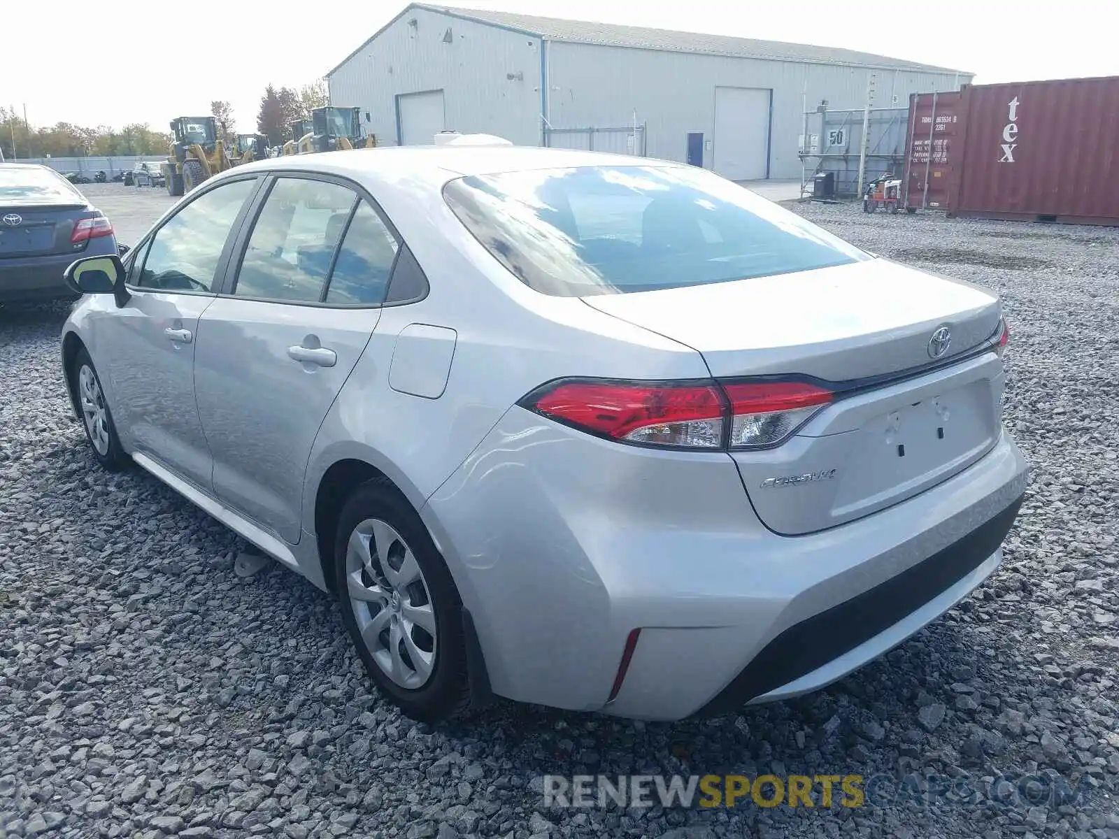 3 Photograph of a damaged car 5YFBPRBE7LP066959 TOYOTA COROLLA 2020