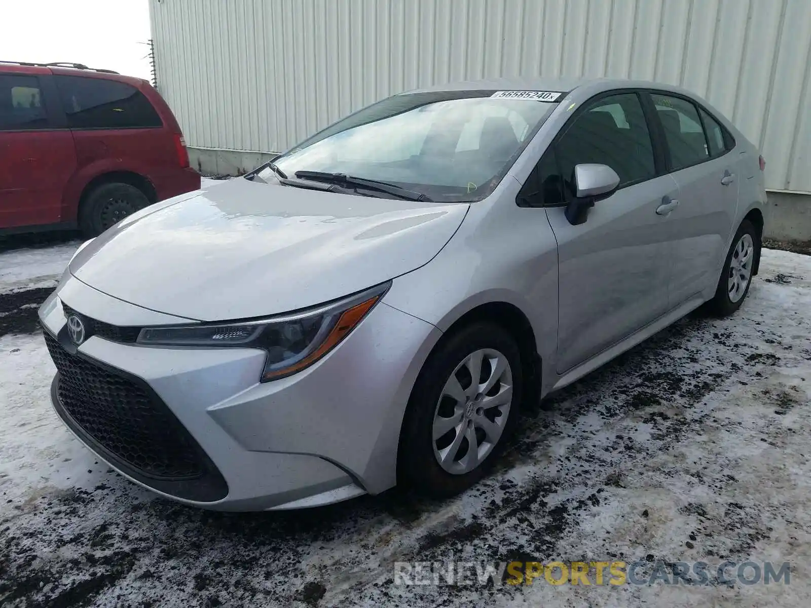 2 Photograph of a damaged car 5YFBPRBE8LP010724 TOYOTA COROLLA 2020