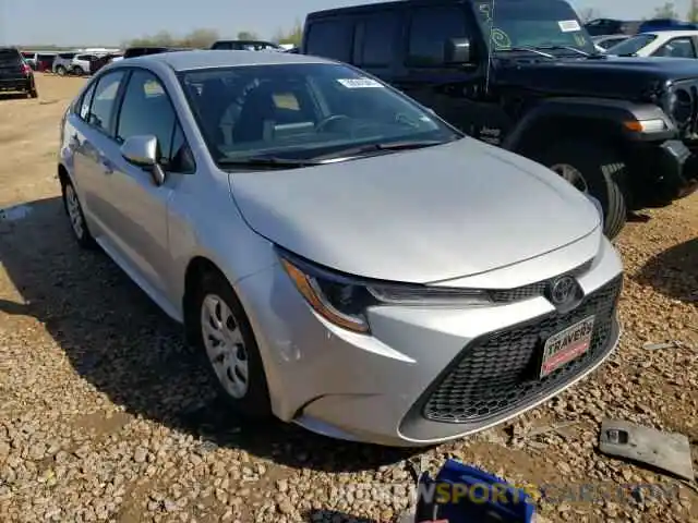 1 Photograph of a damaged car 5YFBPRBE8LP014966 TOYOTA COROLLA 2020