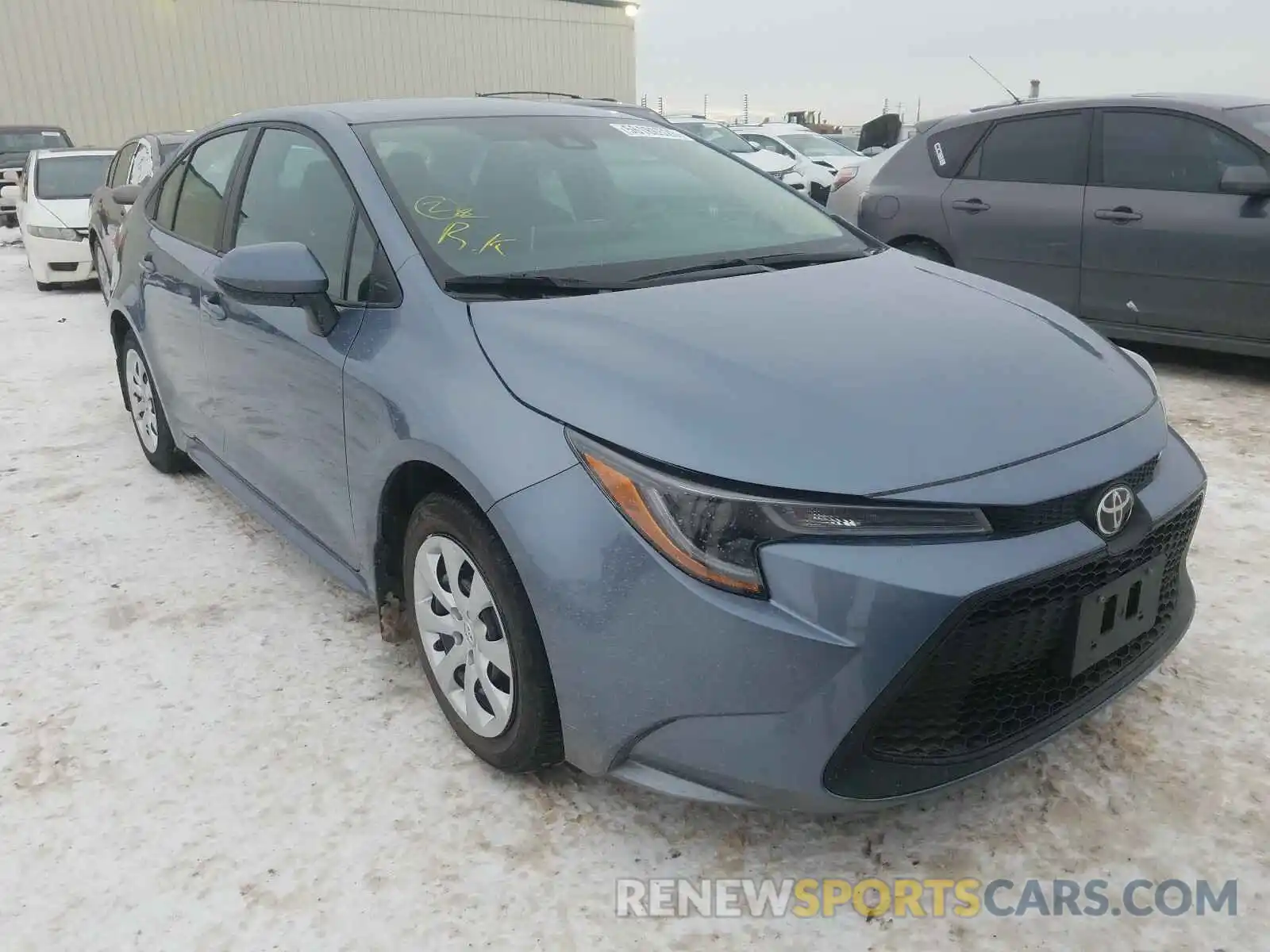 1 Photograph of a damaged car 5YFBPRBE8LP017205 TOYOTA COROLLA 2020