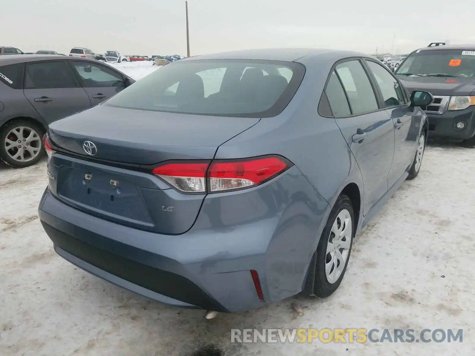 4 Photograph of a damaged car 5YFBPRBE8LP017205 TOYOTA COROLLA 2020