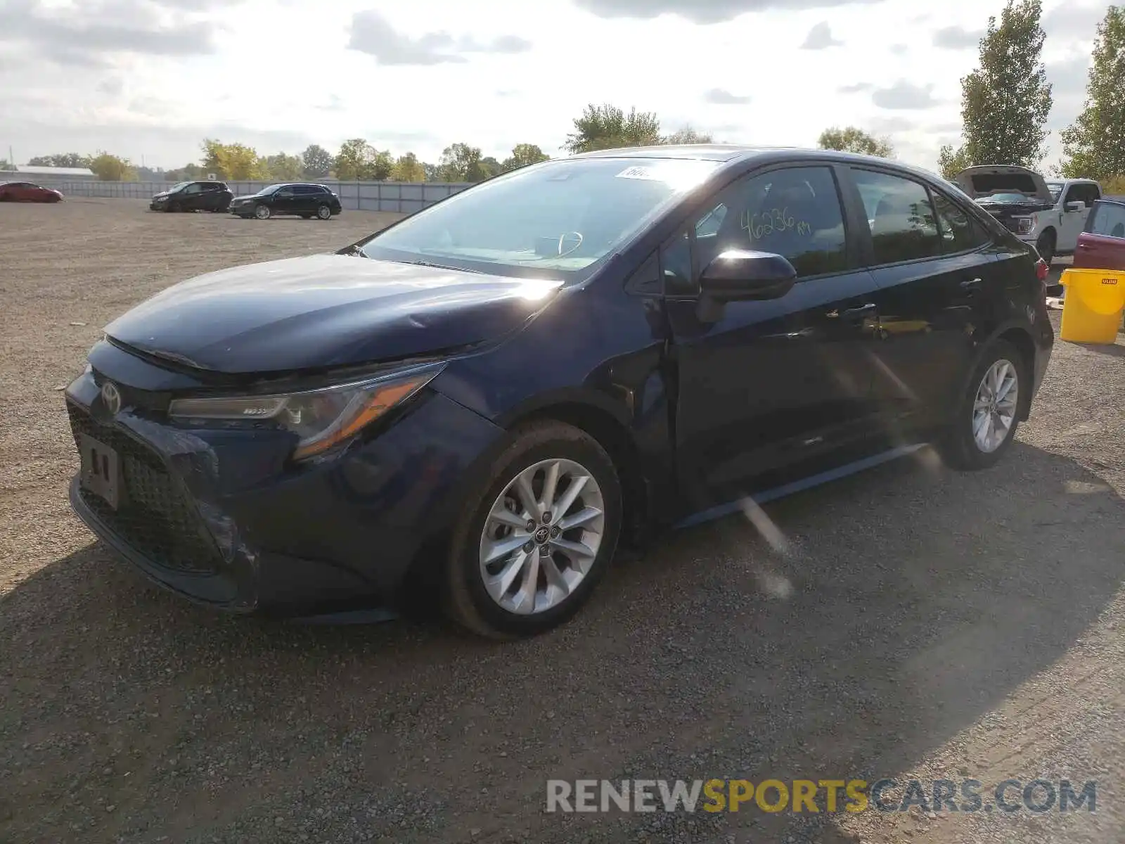 2 Photograph of a damaged car 5YFBPRBE8LP020105 TOYOTA COROLLA 2020