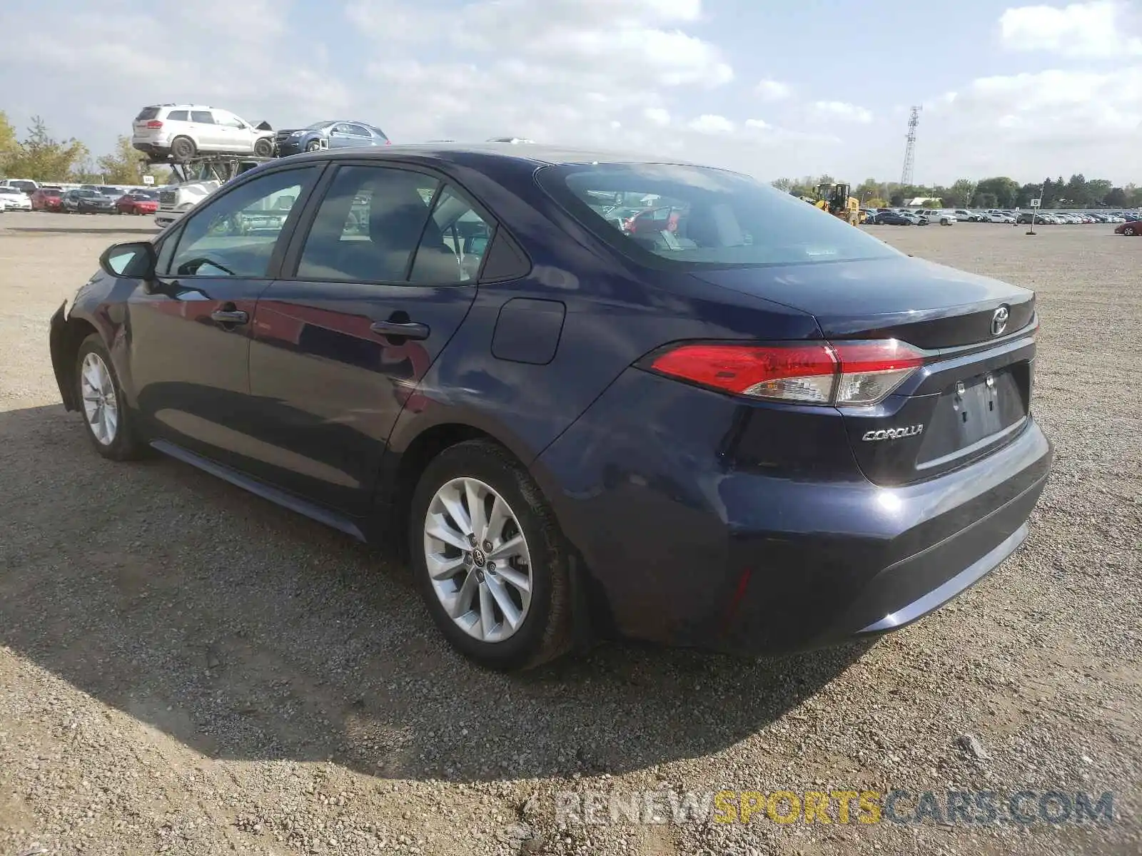 3 Photograph of a damaged car 5YFBPRBE8LP020105 TOYOTA COROLLA 2020