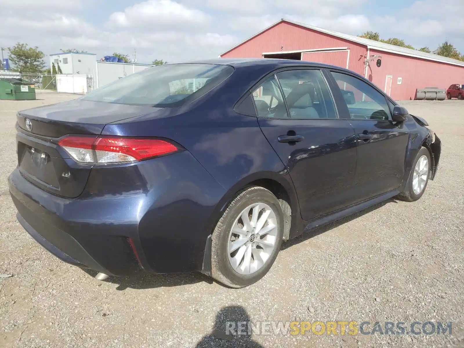 4 Photograph of a damaged car 5YFBPRBE8LP020105 TOYOTA COROLLA 2020