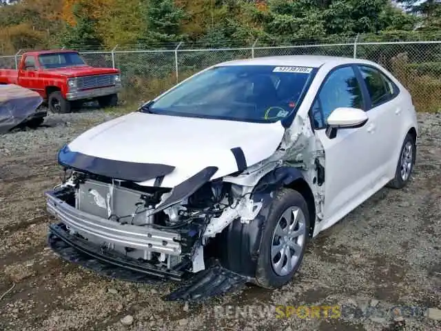 2 Photograph of a damaged car 5YFBPRBE8LP040628 TOYOTA COROLLA 2020