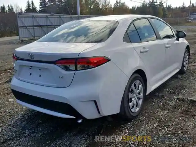 4 Photograph of a damaged car 5YFBPRBE8LP040628 TOYOTA COROLLA 2020