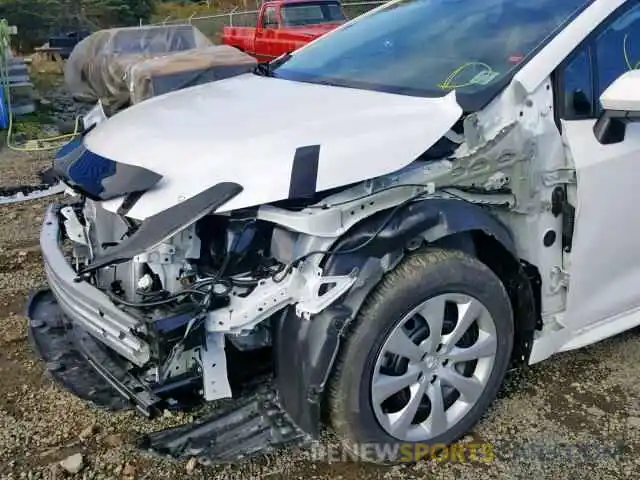 9 Photograph of a damaged car 5YFBPRBE8LP040628 TOYOTA COROLLA 2020