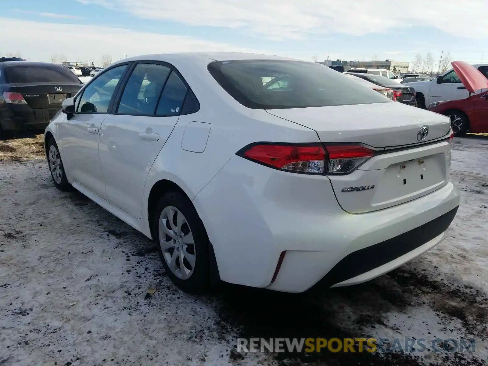 3 Photograph of a damaged car 5YFBPRBE9LP011364 TOYOTA COROLLA 2020