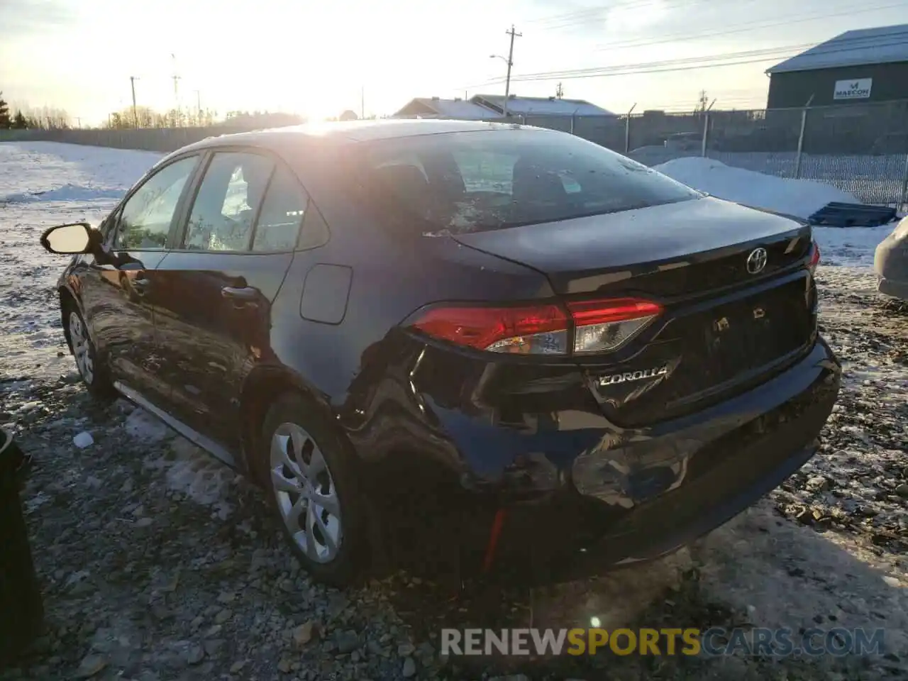 3 Photograph of a damaged car 5YFBPRBE9LP011431 TOYOTA COROLLA 2020