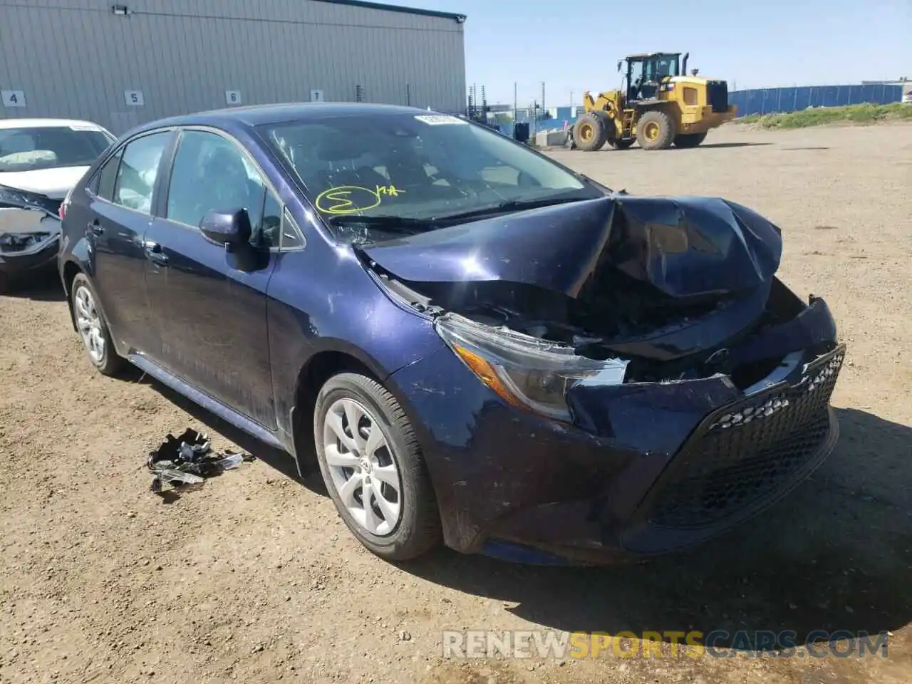 1 Photograph of a damaged car 5YFBPRBE9LP018069 TOYOTA COROLLA 2020