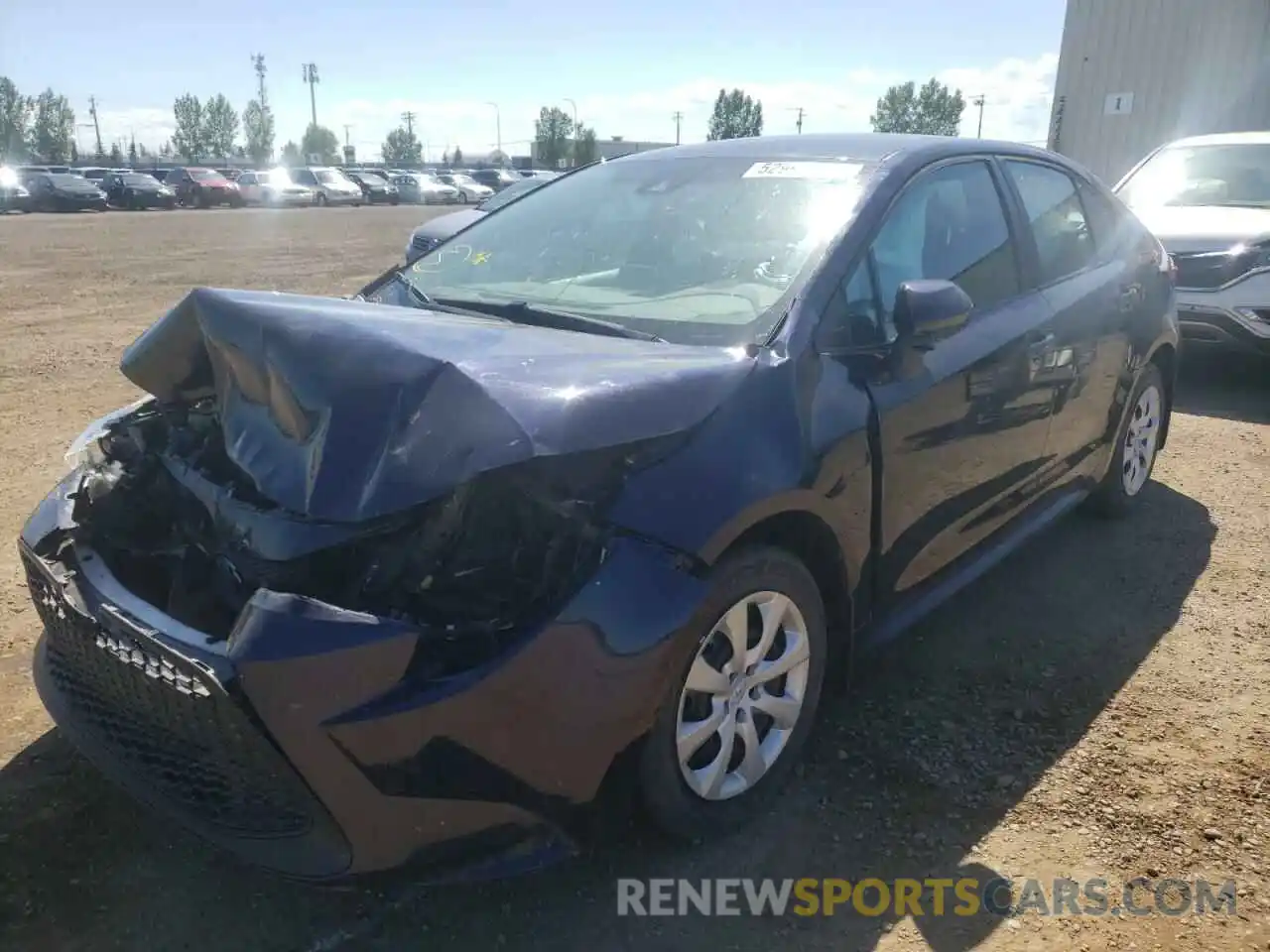 2 Photograph of a damaged car 5YFBPRBE9LP018069 TOYOTA COROLLA 2020