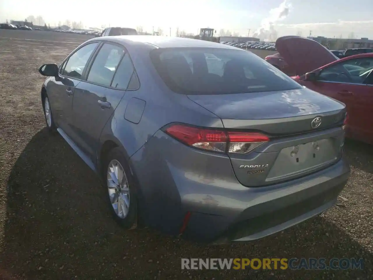 3 Photograph of a damaged car 5YFBPRBE9LP093029 TOYOTA COROLLA 2020