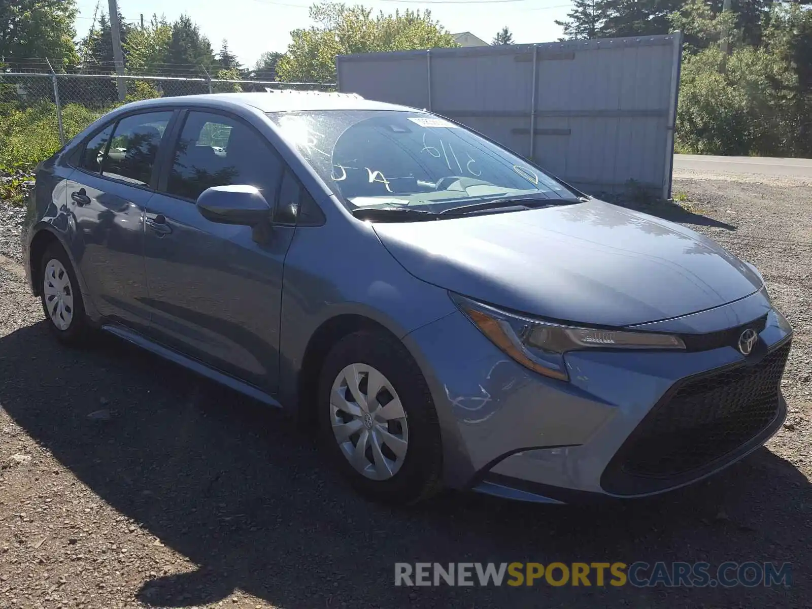 1 Photograph of a damaged car 5YFBPRBE9LP118379 TOYOTA COROLLA 2020