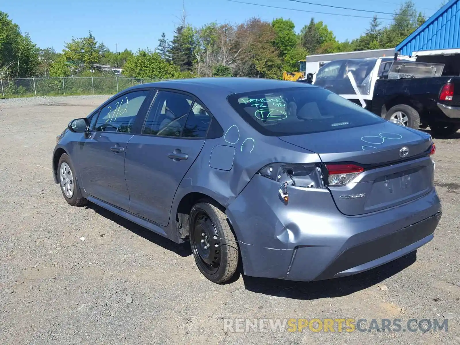 3 Photograph of a damaged car 5YFBPRBE9LP118379 TOYOTA COROLLA 2020