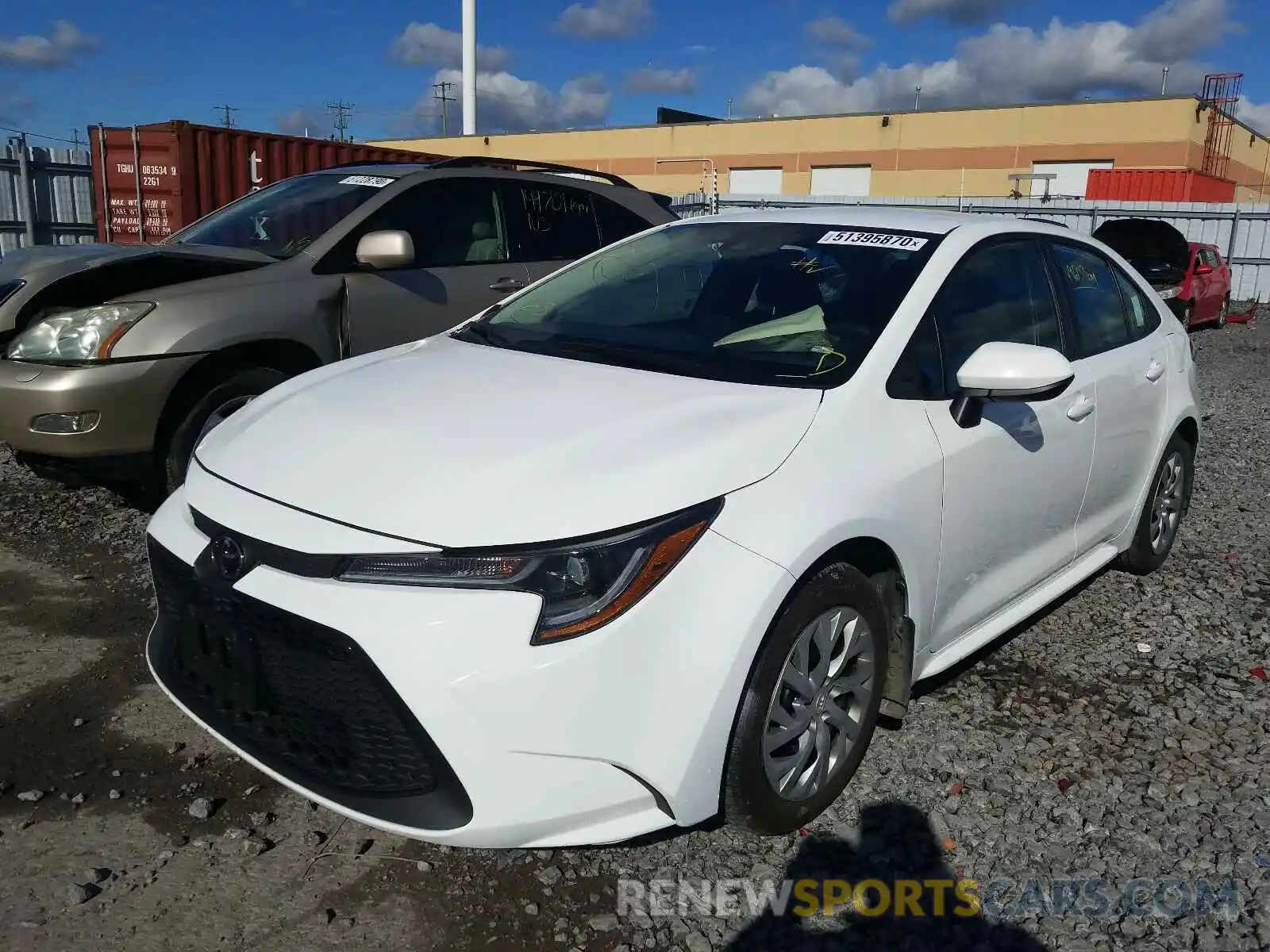 2 Photograph of a damaged car 5YFBPRBEXLP003659 TOYOTA COROLLA 2020