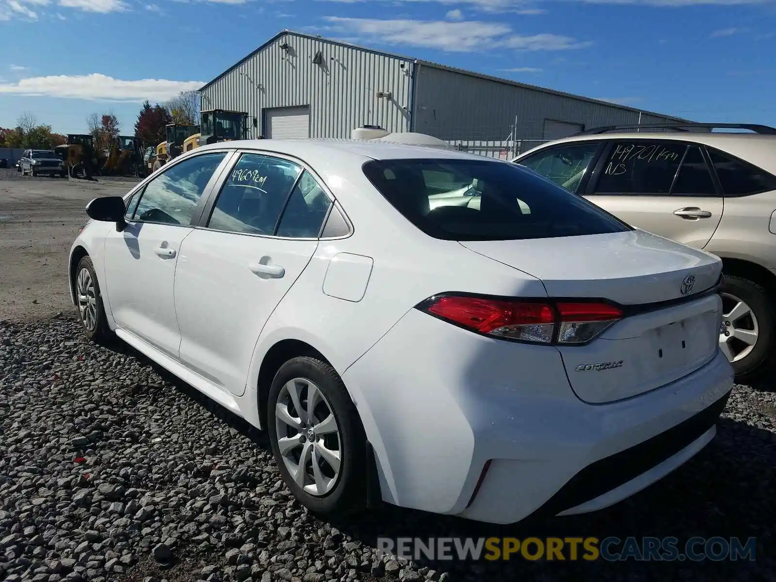 3 Photograph of a damaged car 5YFBPRBEXLP003659 TOYOTA COROLLA 2020