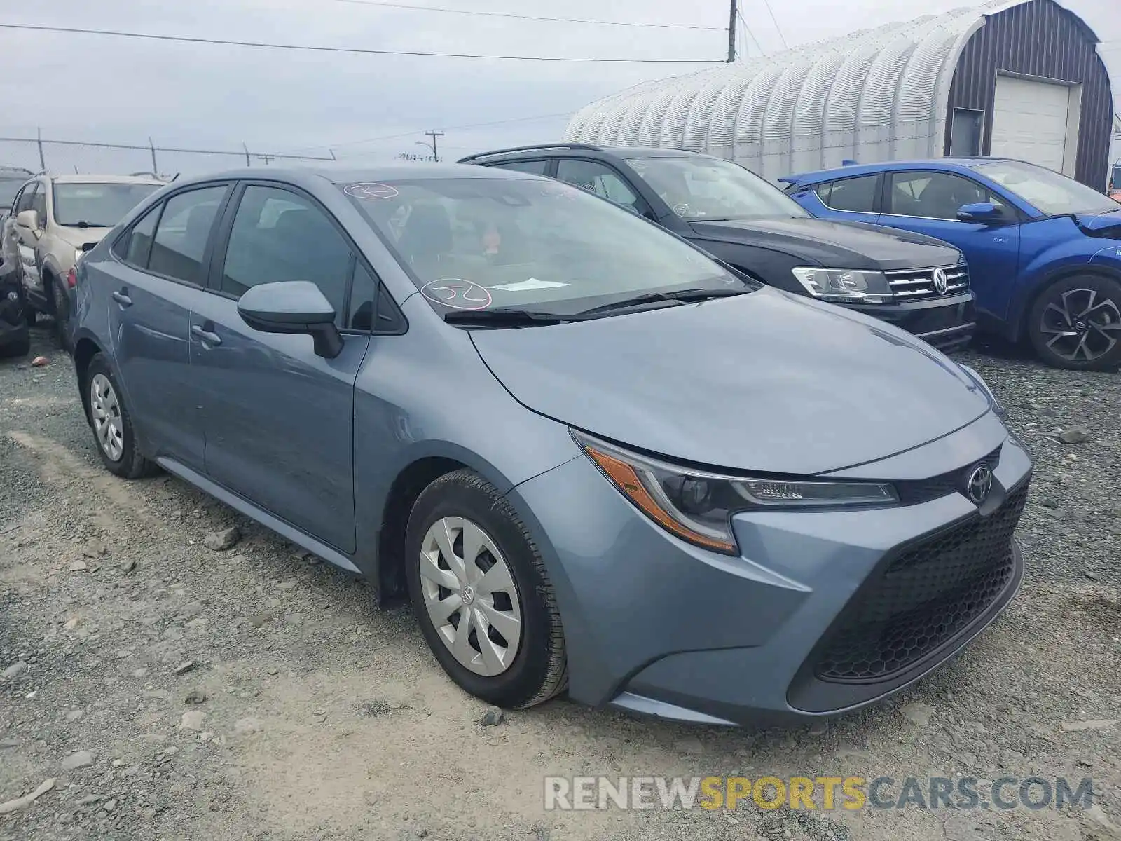 1 Photograph of a damaged car 5YFBPRBEXLP020347 TOYOTA COROLLA 2020