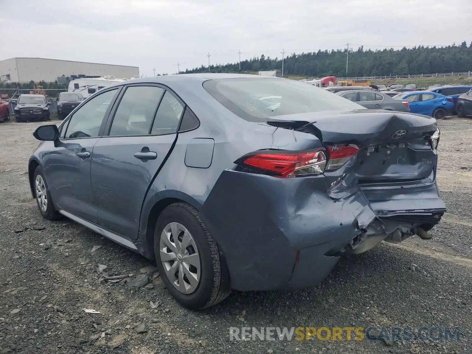 3 Photograph of a damaged car 5YFBPRBEXLP020347 TOYOTA COROLLA 2020