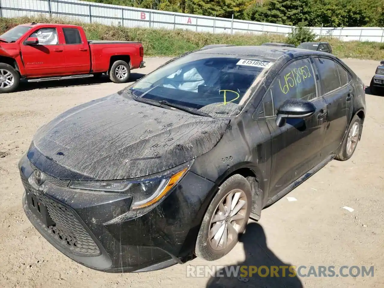 2 Photograph of a damaged car 5YFBPRBEXLP047399 TOYOTA COROLLA 2020