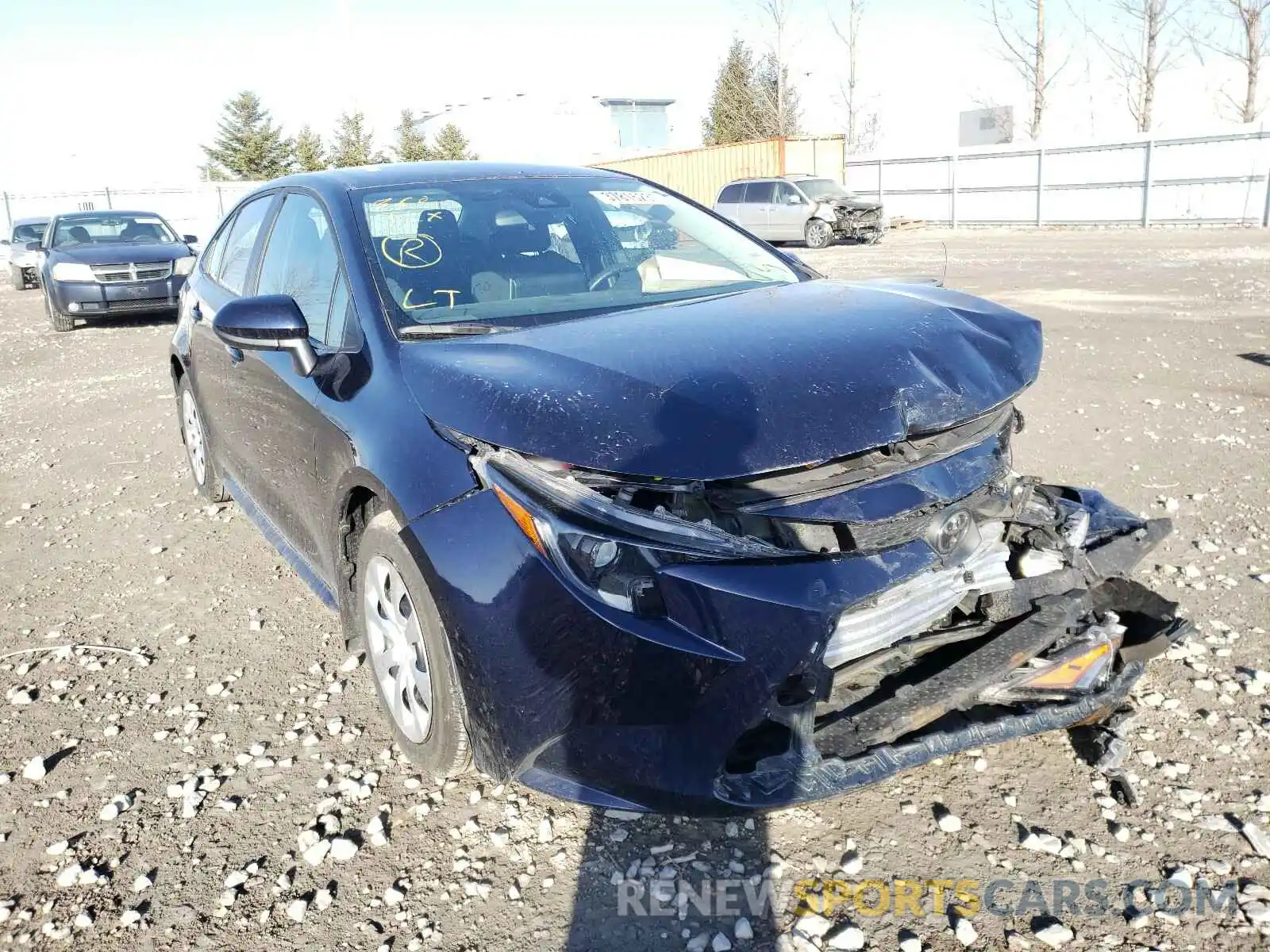 1 Photograph of a damaged car 5YFBPRBEXLP097493 TOYOTA COROLLA 2020