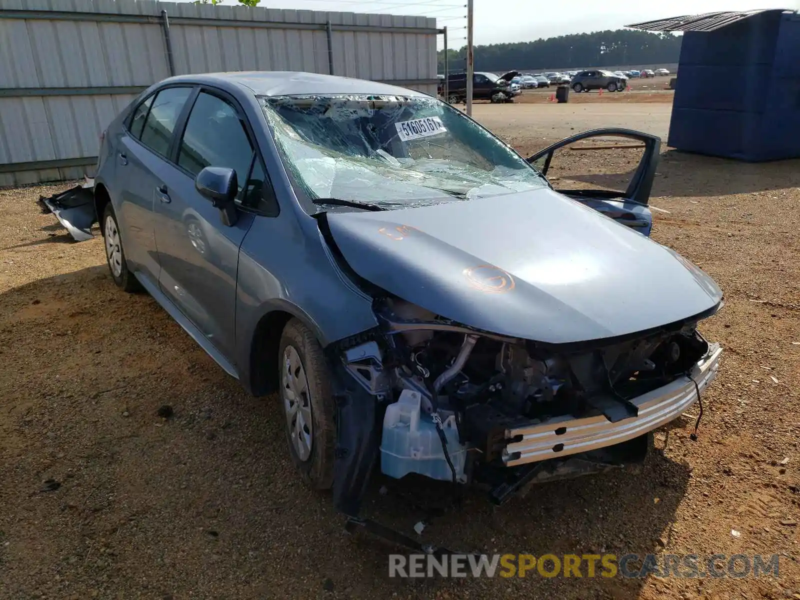 1 Photograph of a damaged car 5YFDPRAE0LP004877 TOYOTA COROLLA 2020