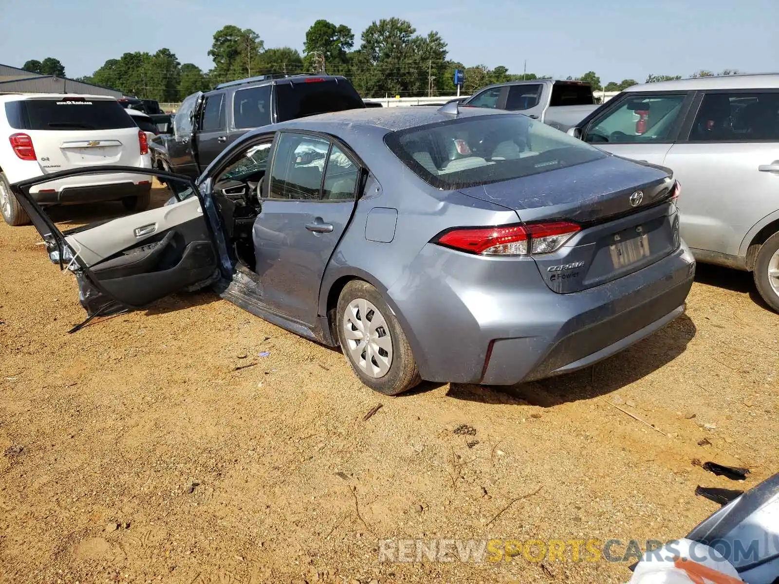 3 Photograph of a damaged car 5YFDPRAE0LP004877 TOYOTA COROLLA 2020