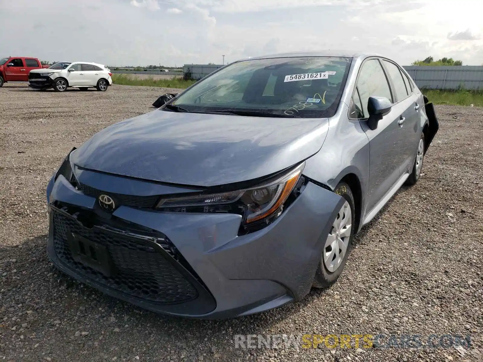 2 Photograph of a damaged car 5YFDPRAE0LP010758 TOYOTA COROLLA 2020