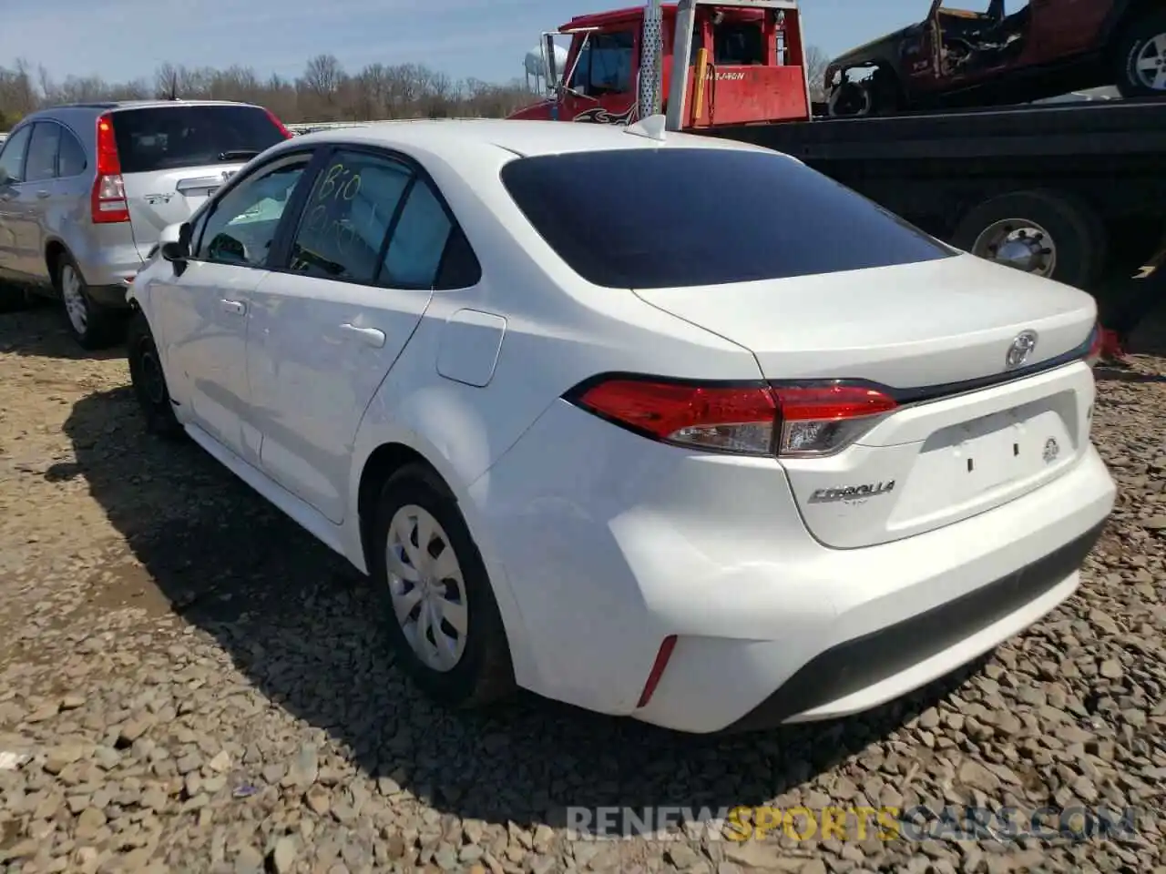 3 Photograph of a damaged car 5YFDPRAE0LP044621 TOYOTA COROLLA 2020