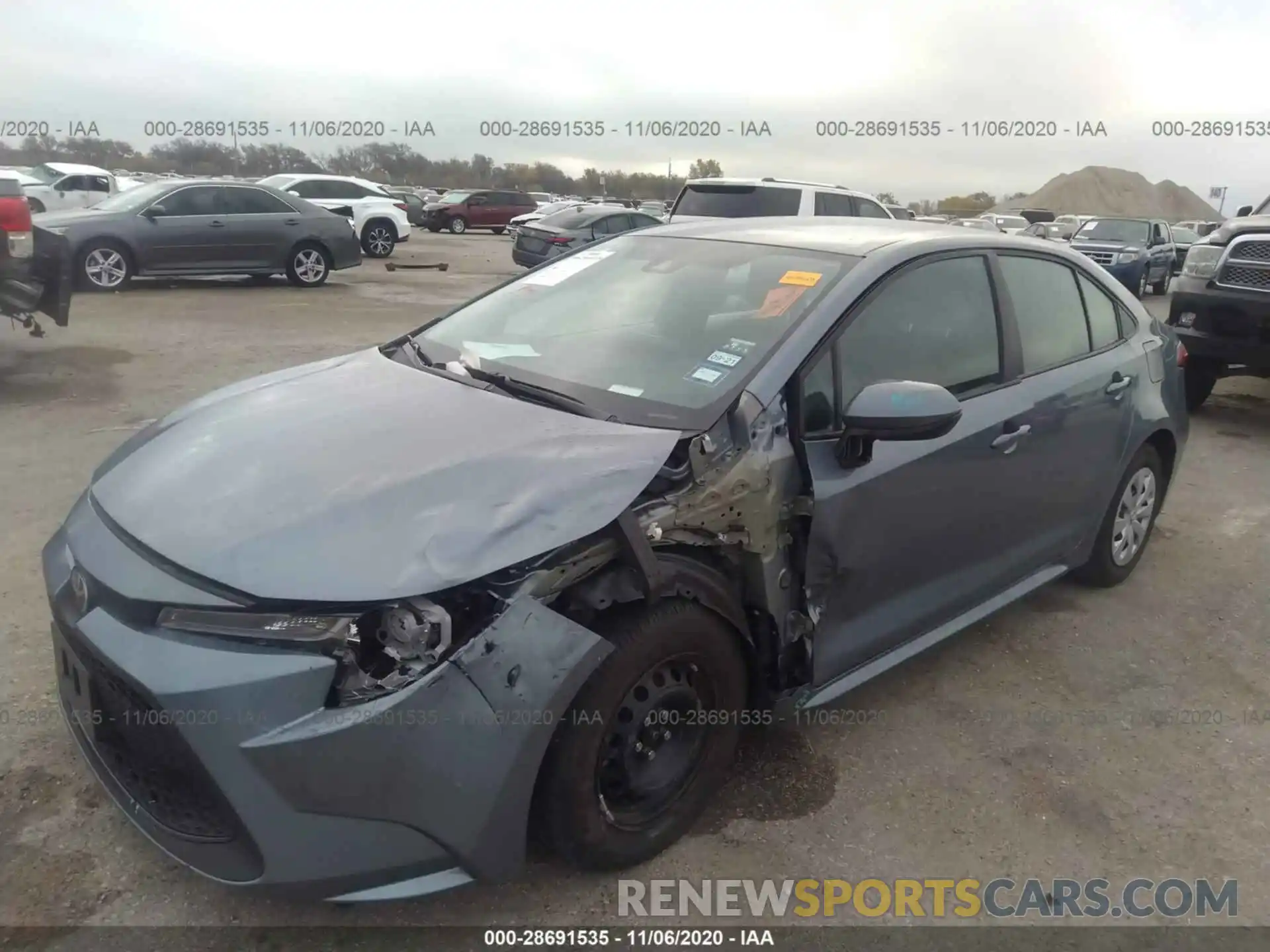 6 Photograph of a damaged car 5YFDPRAE0LP055070 TOYOTA COROLLA 2020