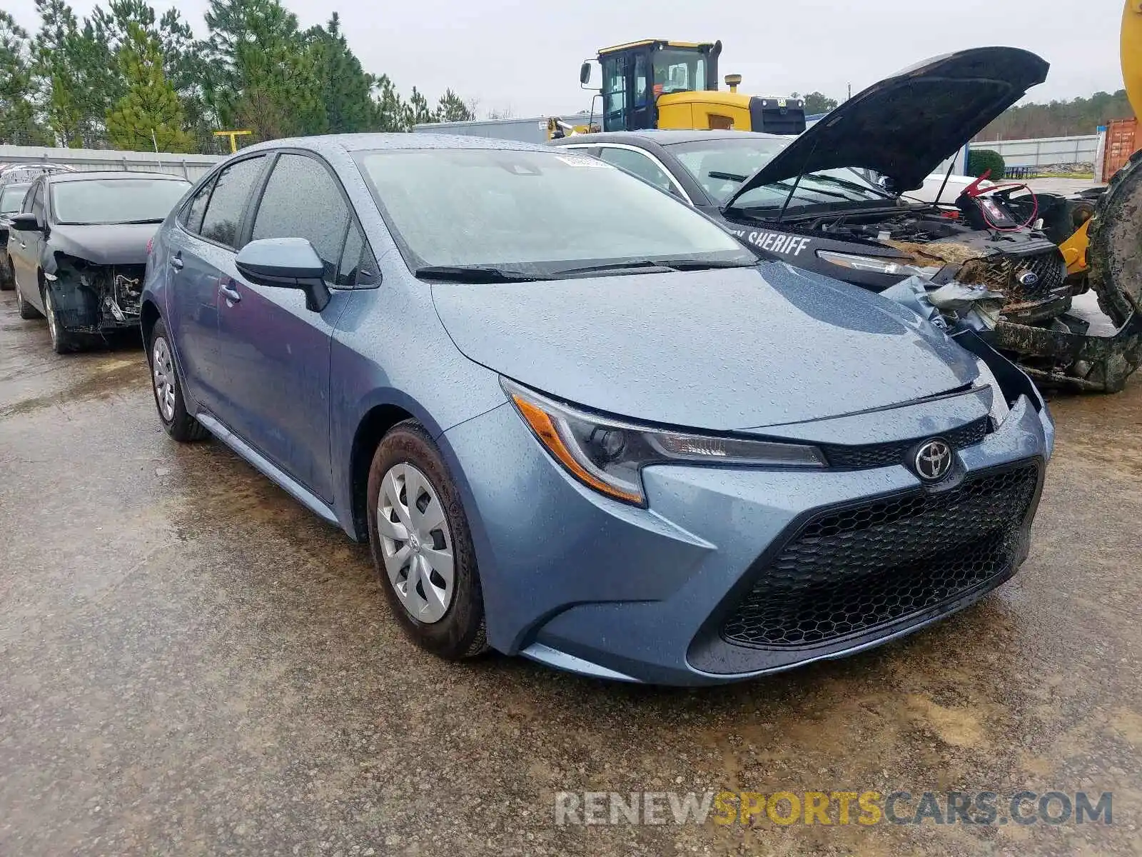 1 Photograph of a damaged car 5YFDPRAE0LP057918 TOYOTA COROLLA 2020