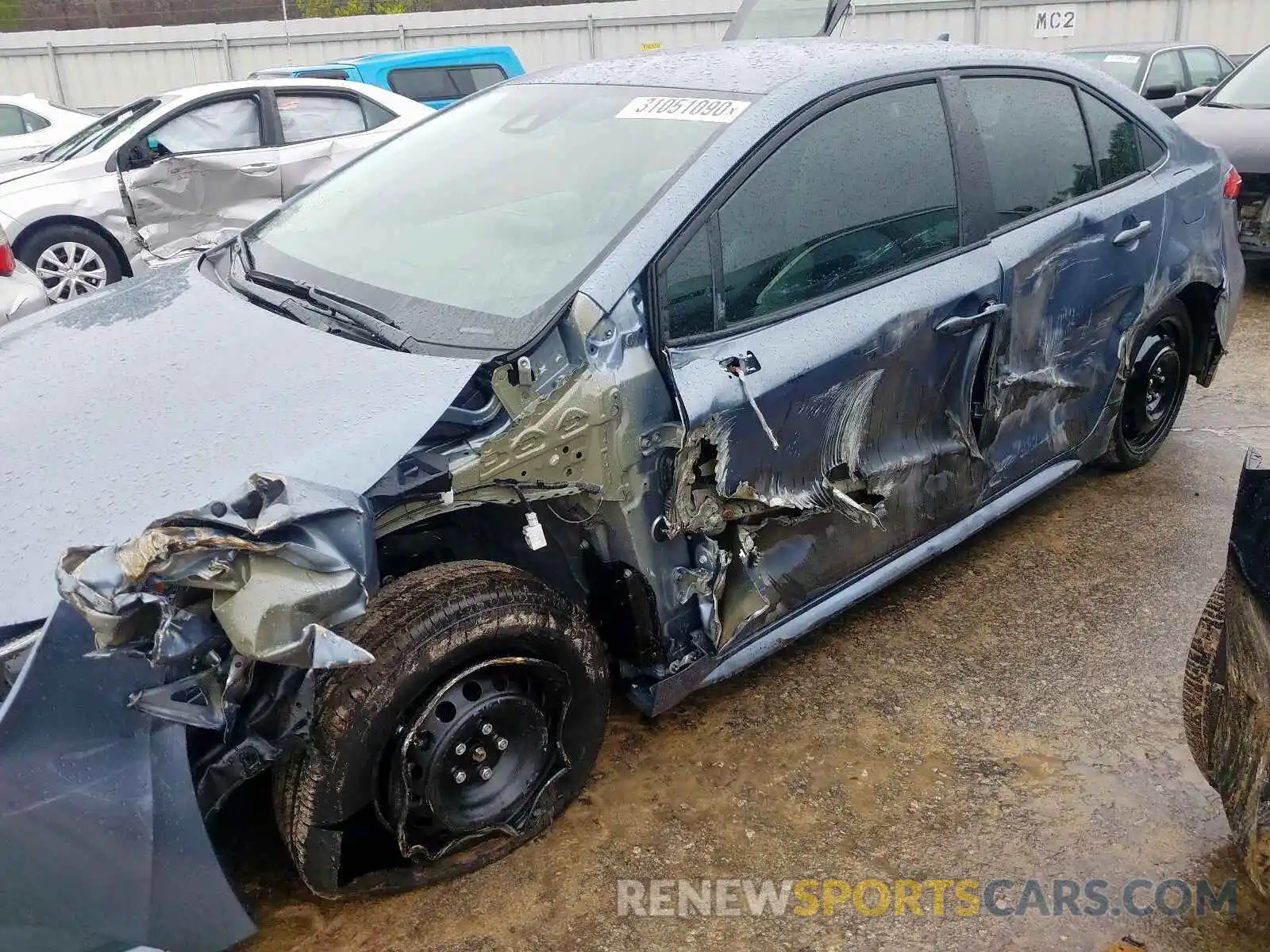 9 Photograph of a damaged car 5YFDPRAE0LP057918 TOYOTA COROLLA 2020