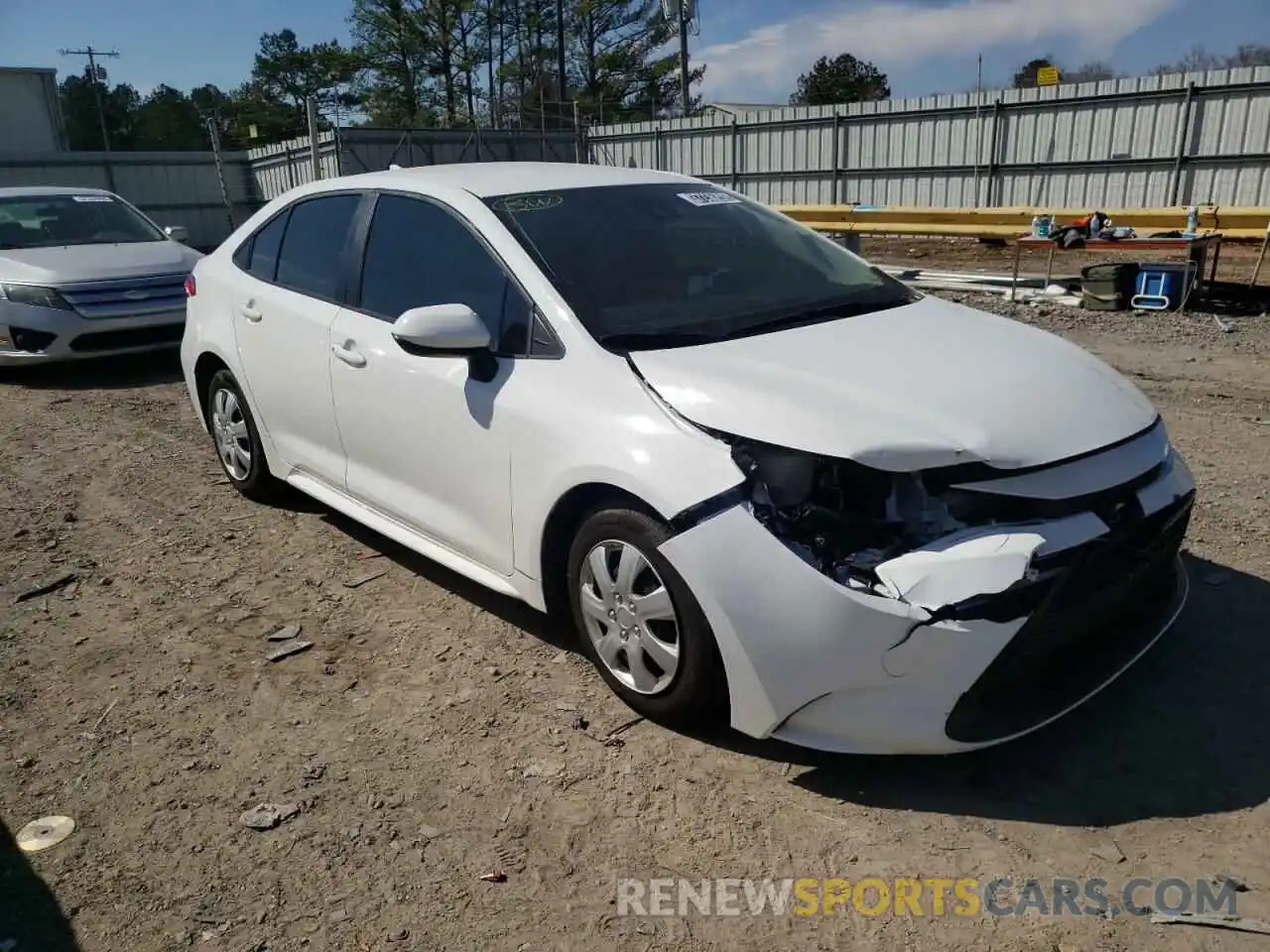 1 Photograph of a damaged car 5YFDPRAE0LP097156 TOYOTA COROLLA 2020