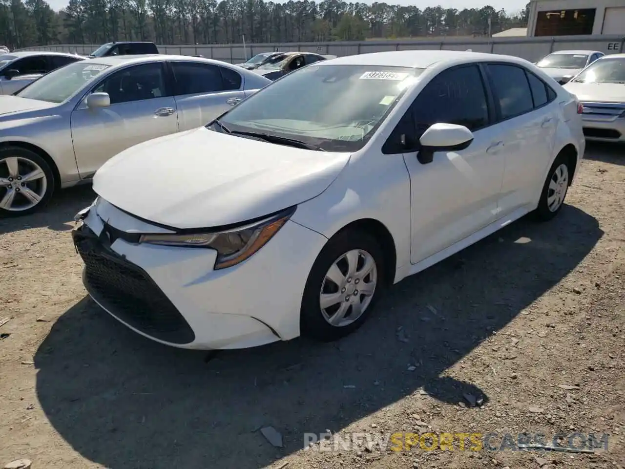 2 Photograph of a damaged car 5YFDPRAE0LP097156 TOYOTA COROLLA 2020