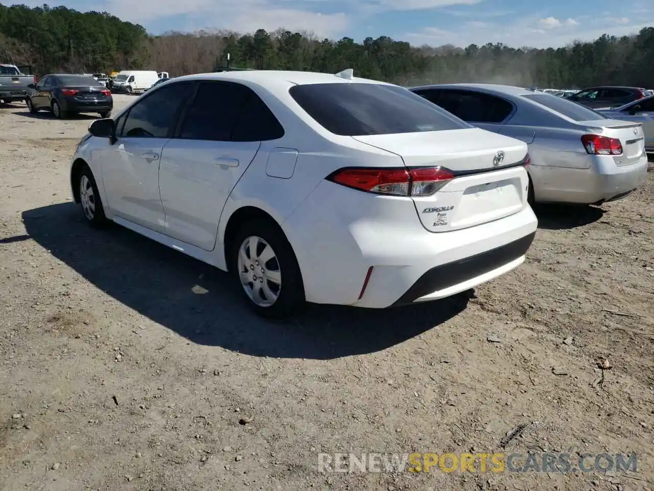 3 Photograph of a damaged car 5YFDPRAE0LP097156 TOYOTA COROLLA 2020