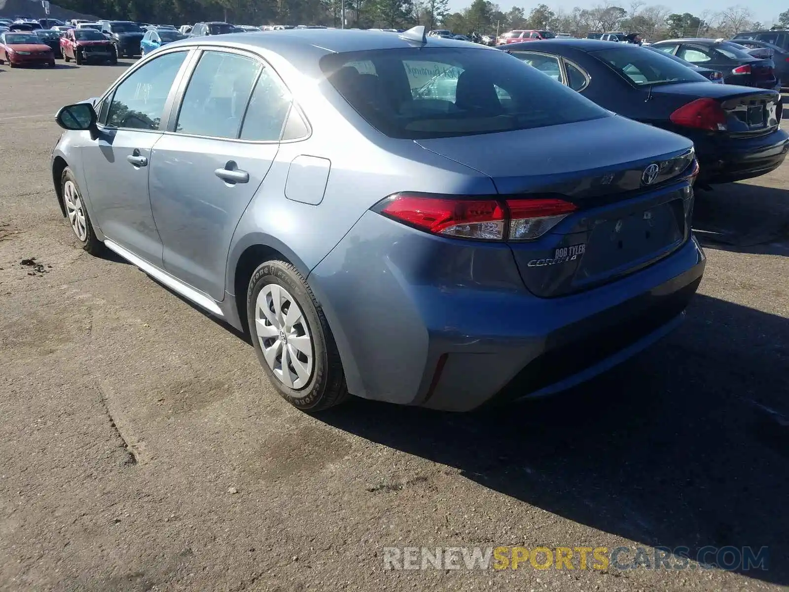 3 Photograph of a damaged car 5YFDPRAE0LP100380 TOYOTA COROLLA 2020