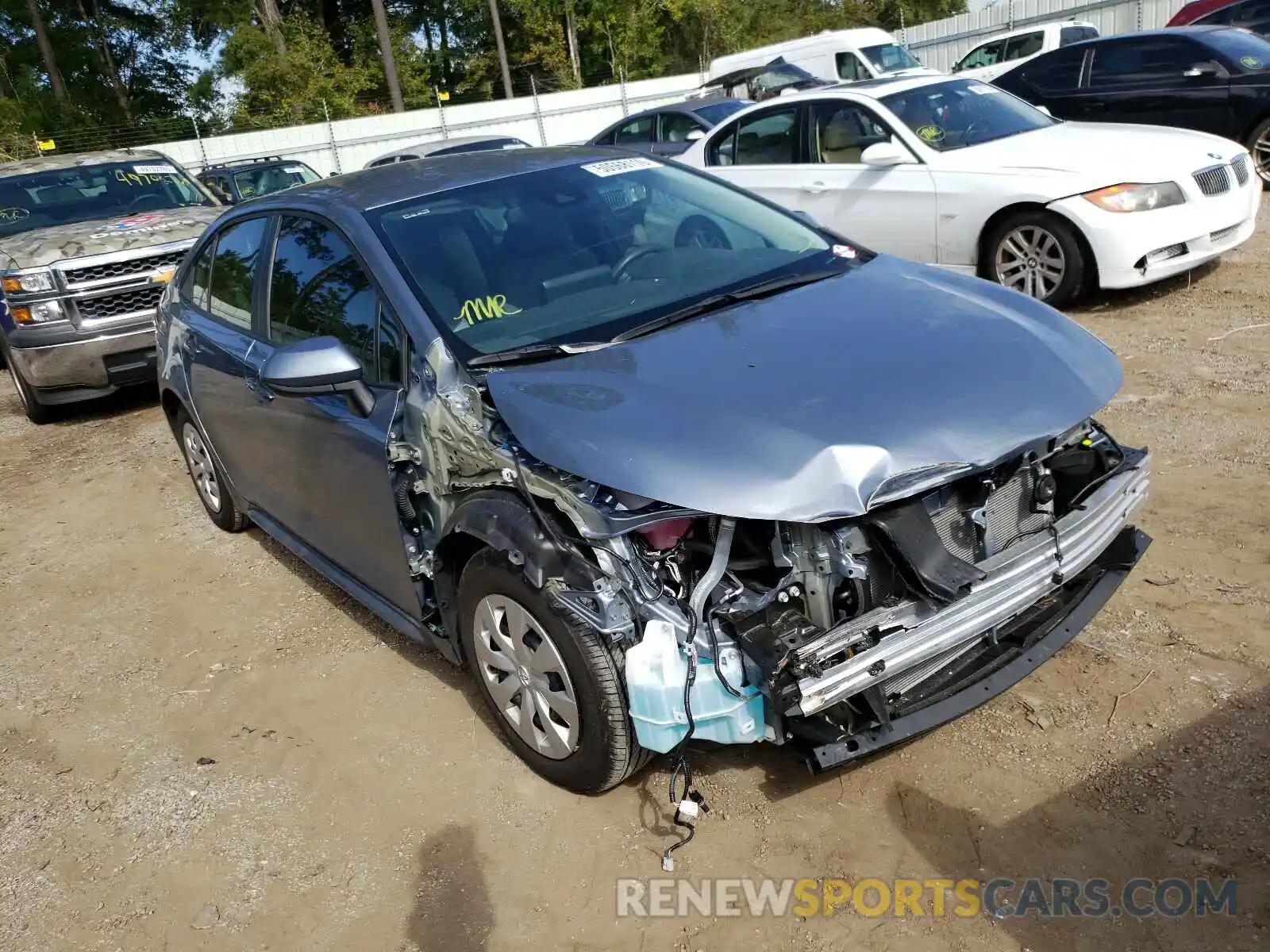 1 Photograph of a damaged car 5YFDPRAE0LP103571 TOYOTA COROLLA 2020