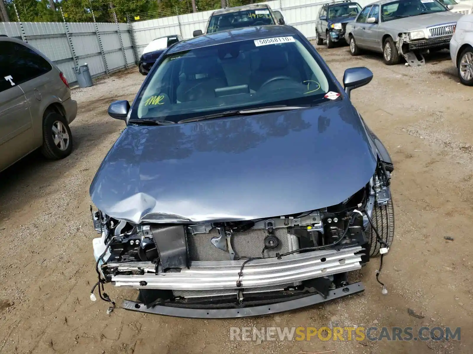 9 Photograph of a damaged car 5YFDPRAE0LP103571 TOYOTA COROLLA 2020