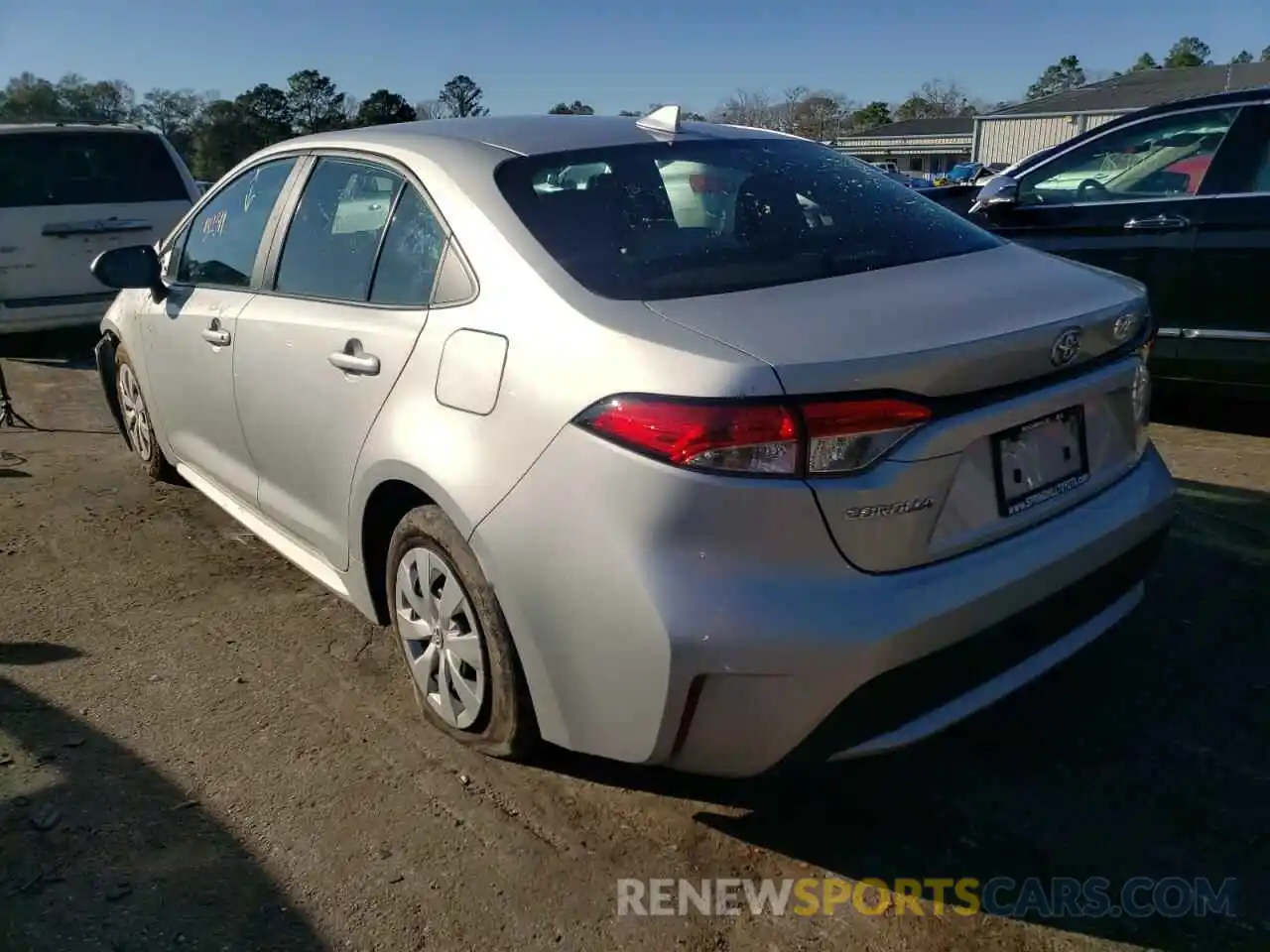 3 Photograph of a damaged car 5YFDPRAE0LP110424 TOYOTA COROLLA 2020