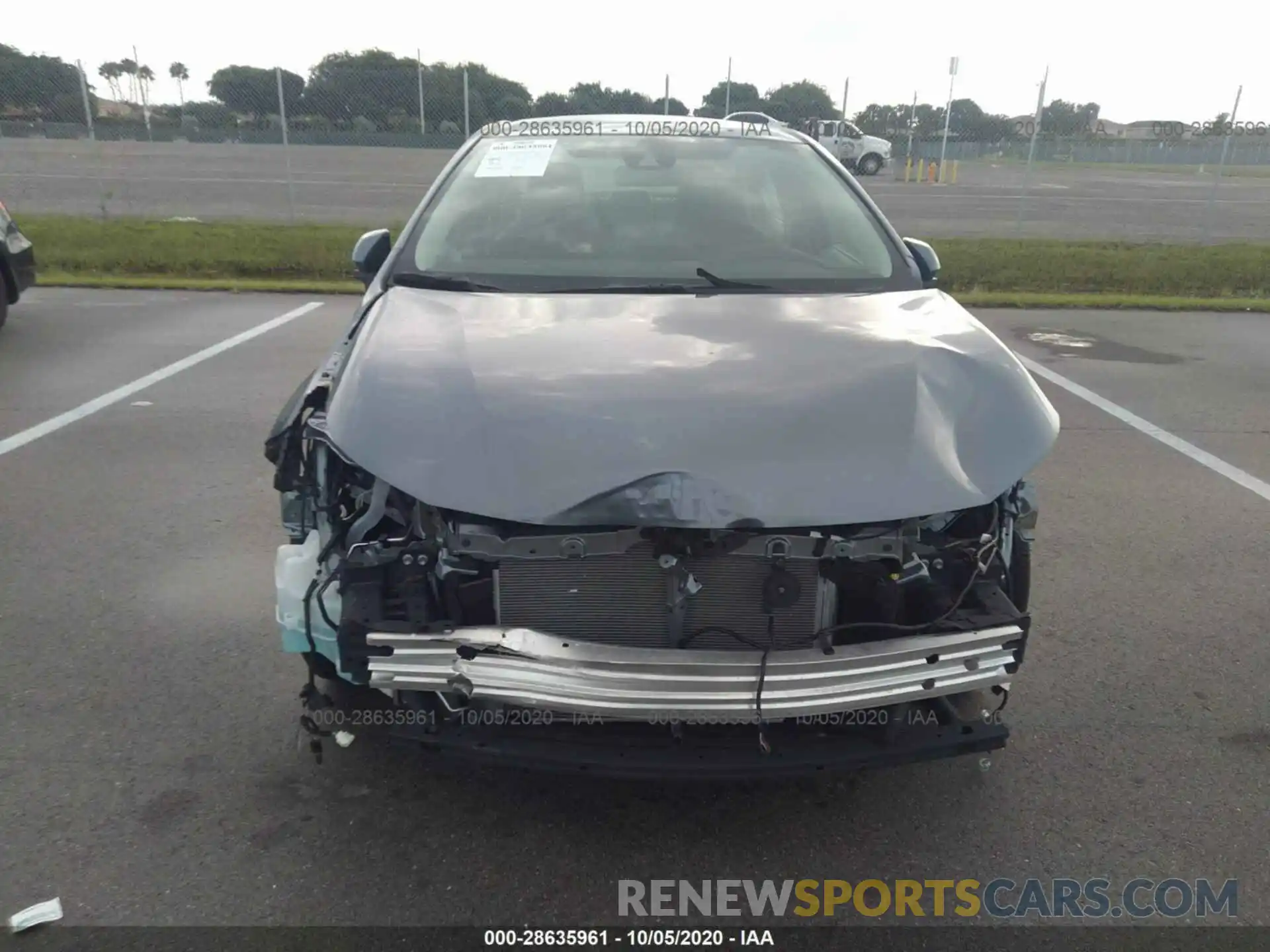 6 Photograph of a damaged car 5YFDPRAE0LP110603 TOYOTA COROLLA 2020