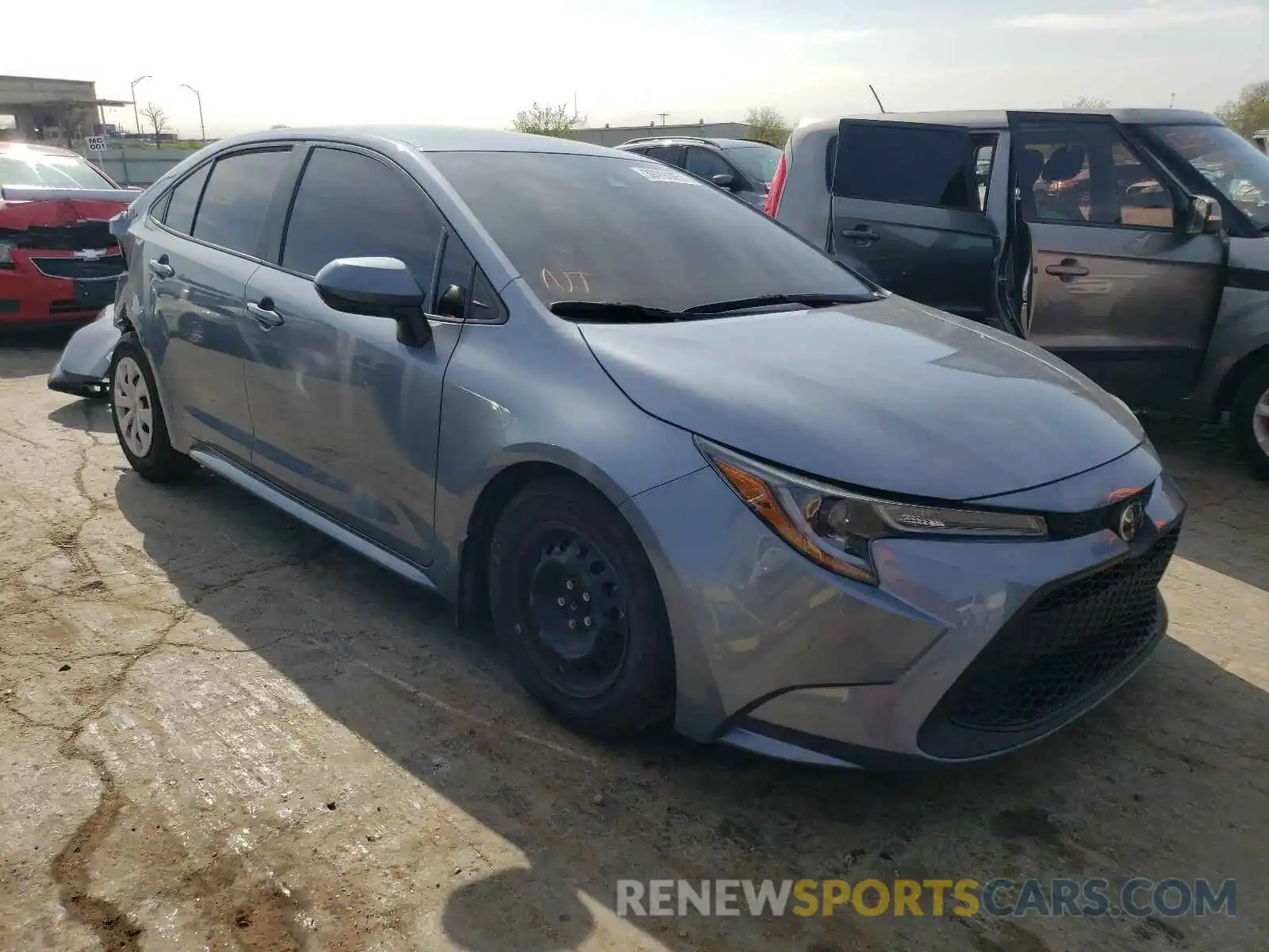 1 Photograph of a damaged car 5YFDPRAE1LP005438 TOYOTA COROLLA 2020