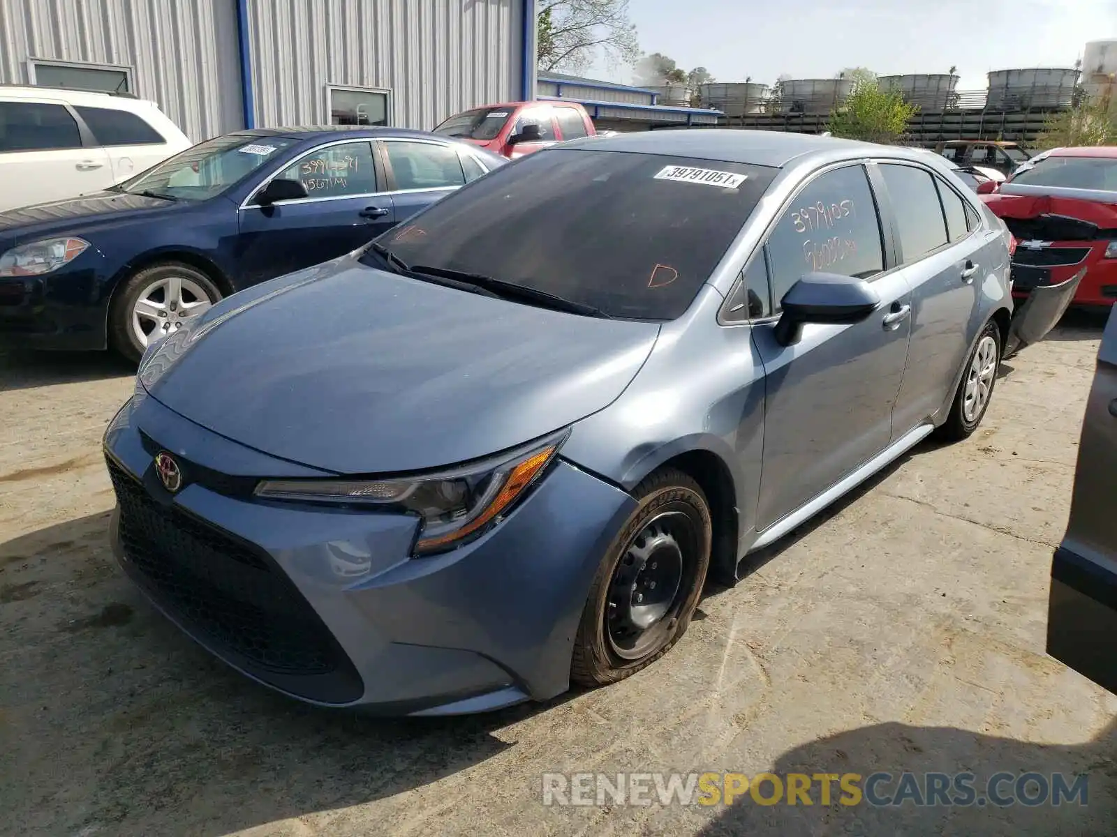 2 Photograph of a damaged car 5YFDPRAE1LP005438 TOYOTA COROLLA 2020