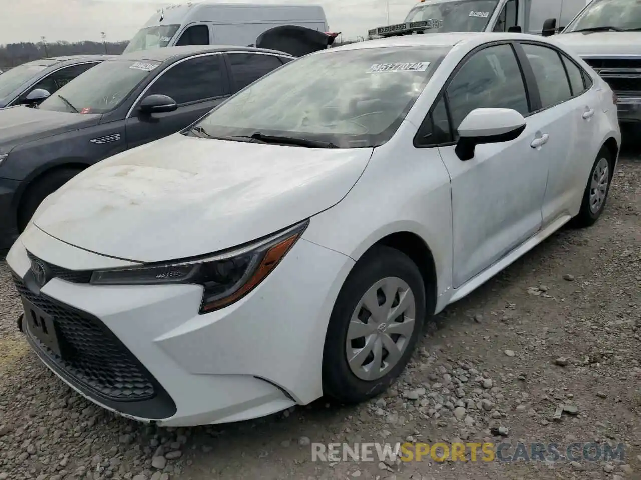 1 Photograph of a damaged car 5YFDPRAE1LP020554 TOYOTA COROLLA 2020