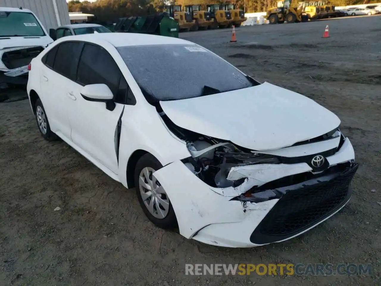 1 Photograph of a damaged car 5YFDPRAE1LP042795 TOYOTA COROLLA 2020