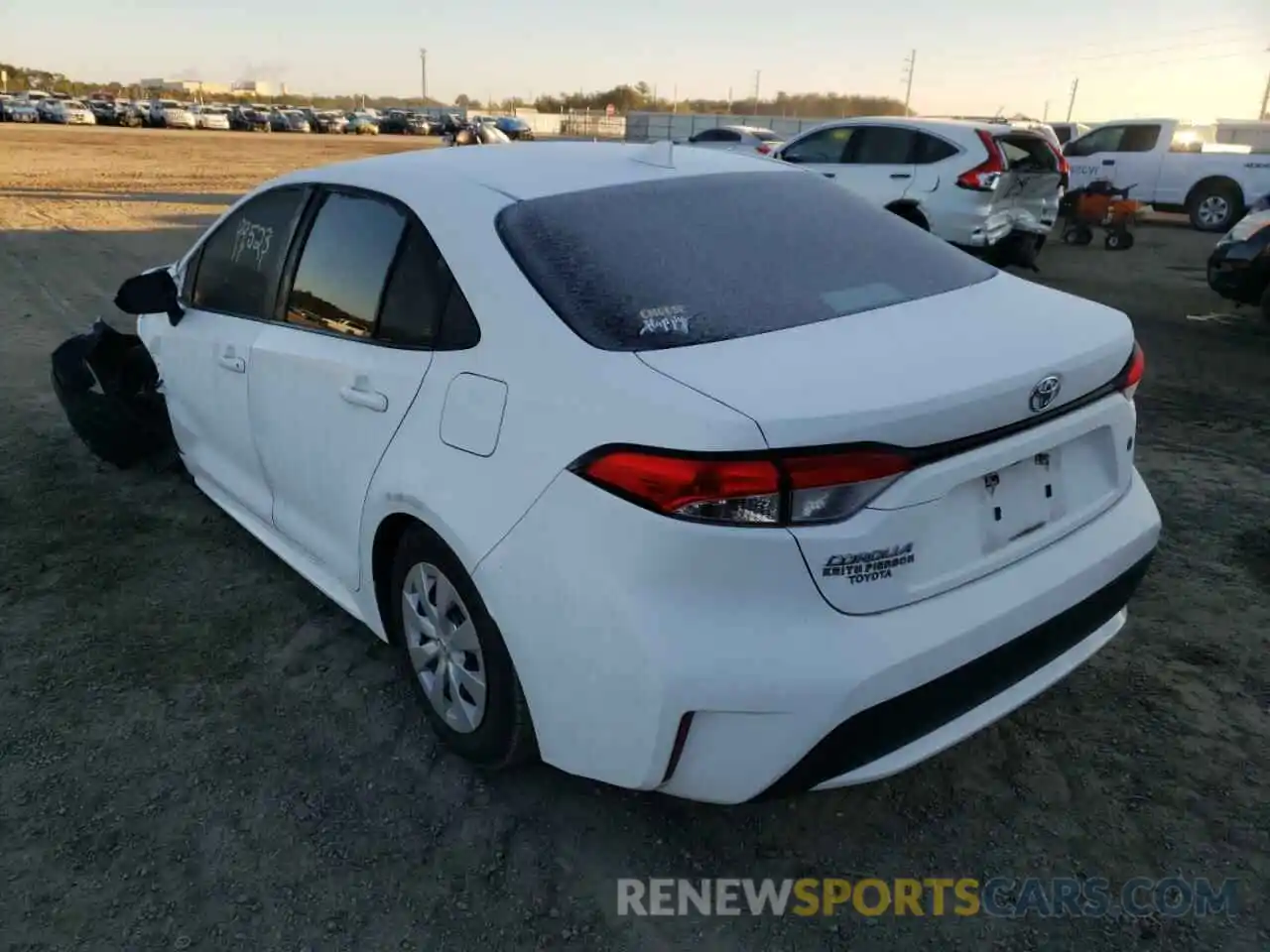 3 Photograph of a damaged car 5YFDPRAE1LP042795 TOYOTA COROLLA 2020