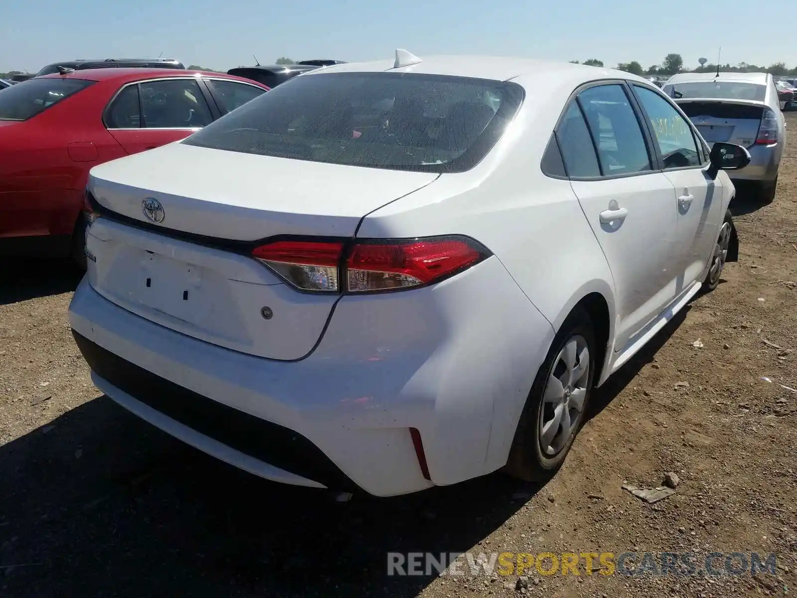 4 Photograph of a damaged car 5YFDPRAE1LP059869 TOYOTA COROLLA 2020